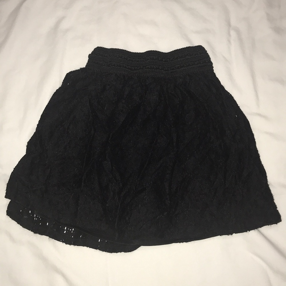 Iz Byer Girl’s Stylish Black Skater Skirt